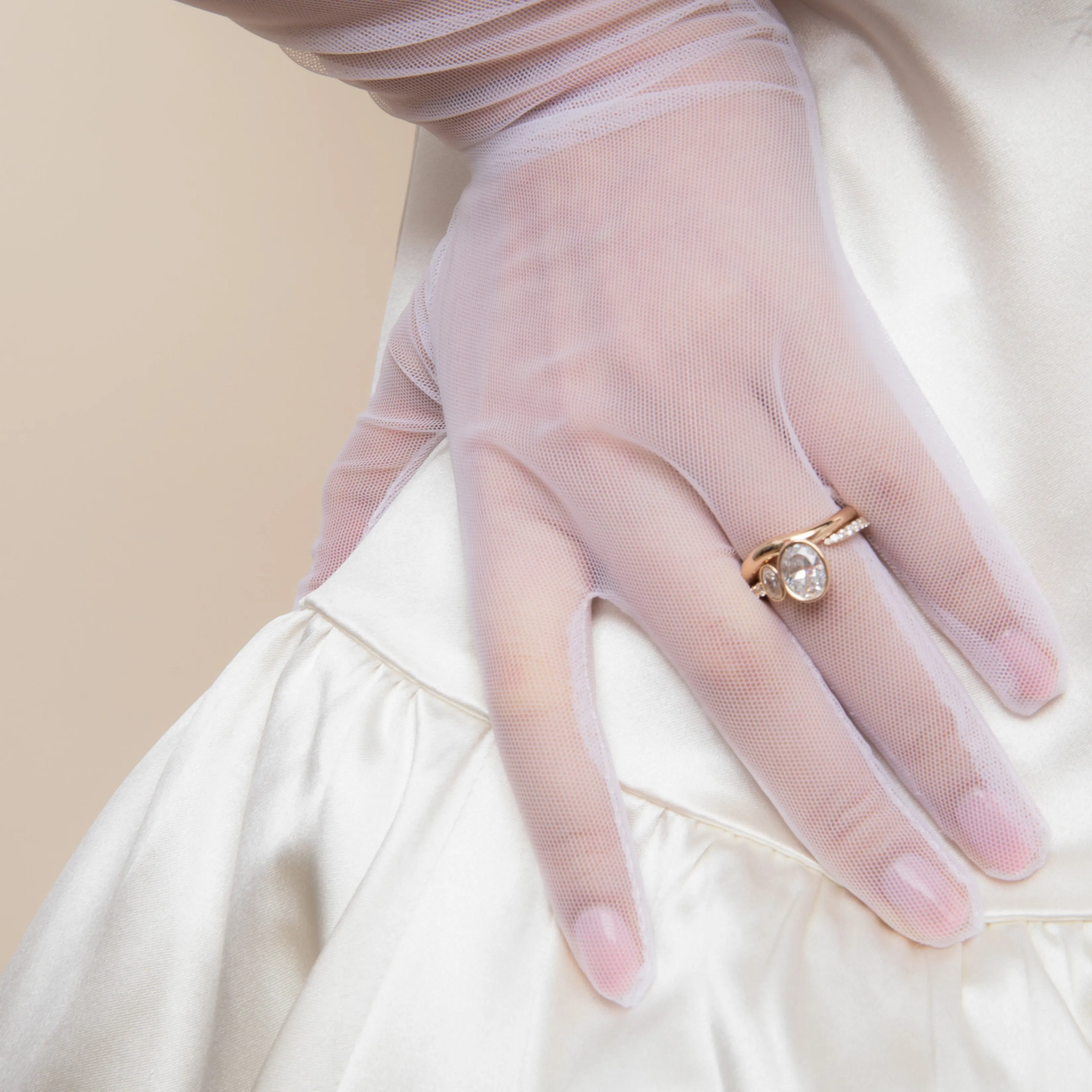 Open Pave Oval Band
