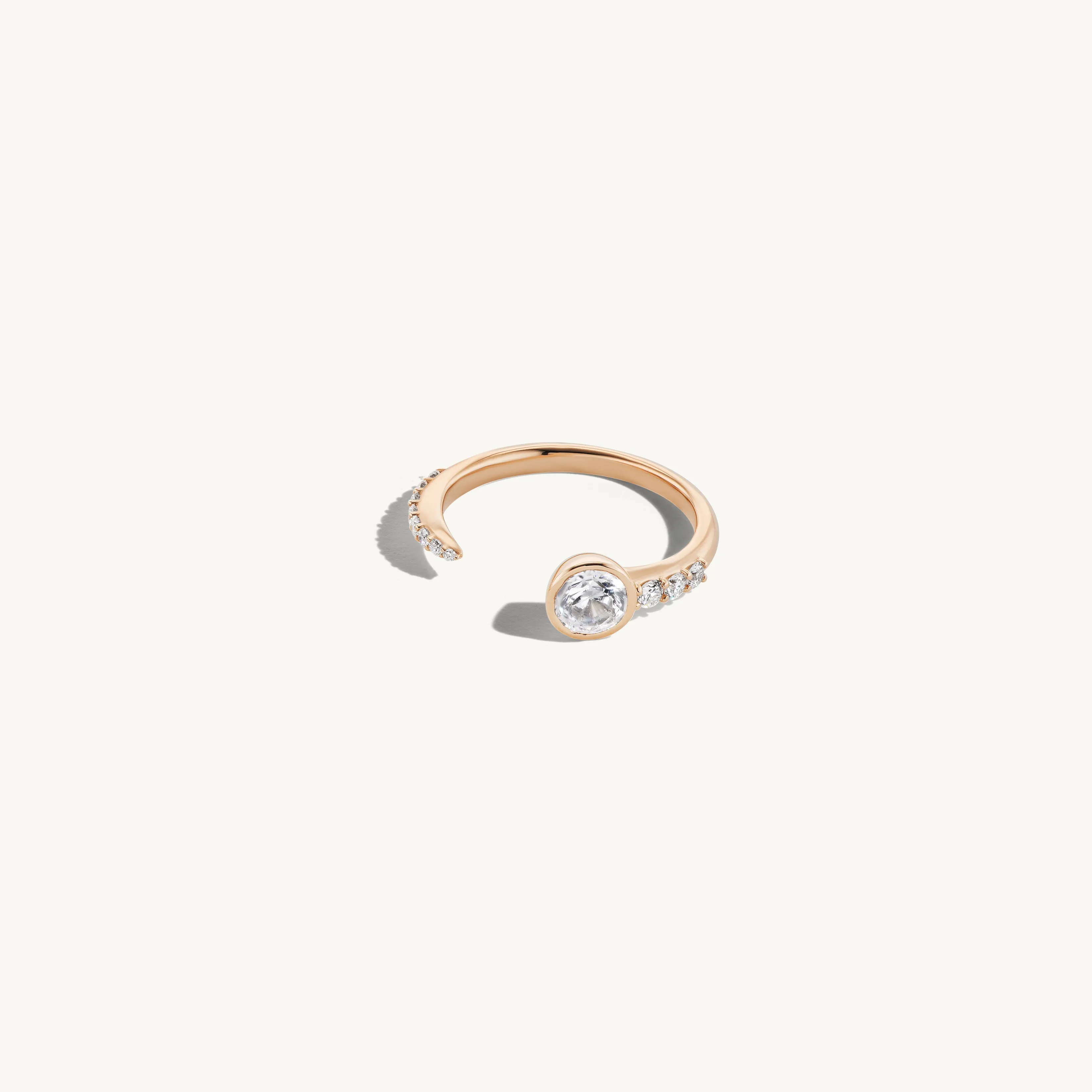 Open Pave Round Band