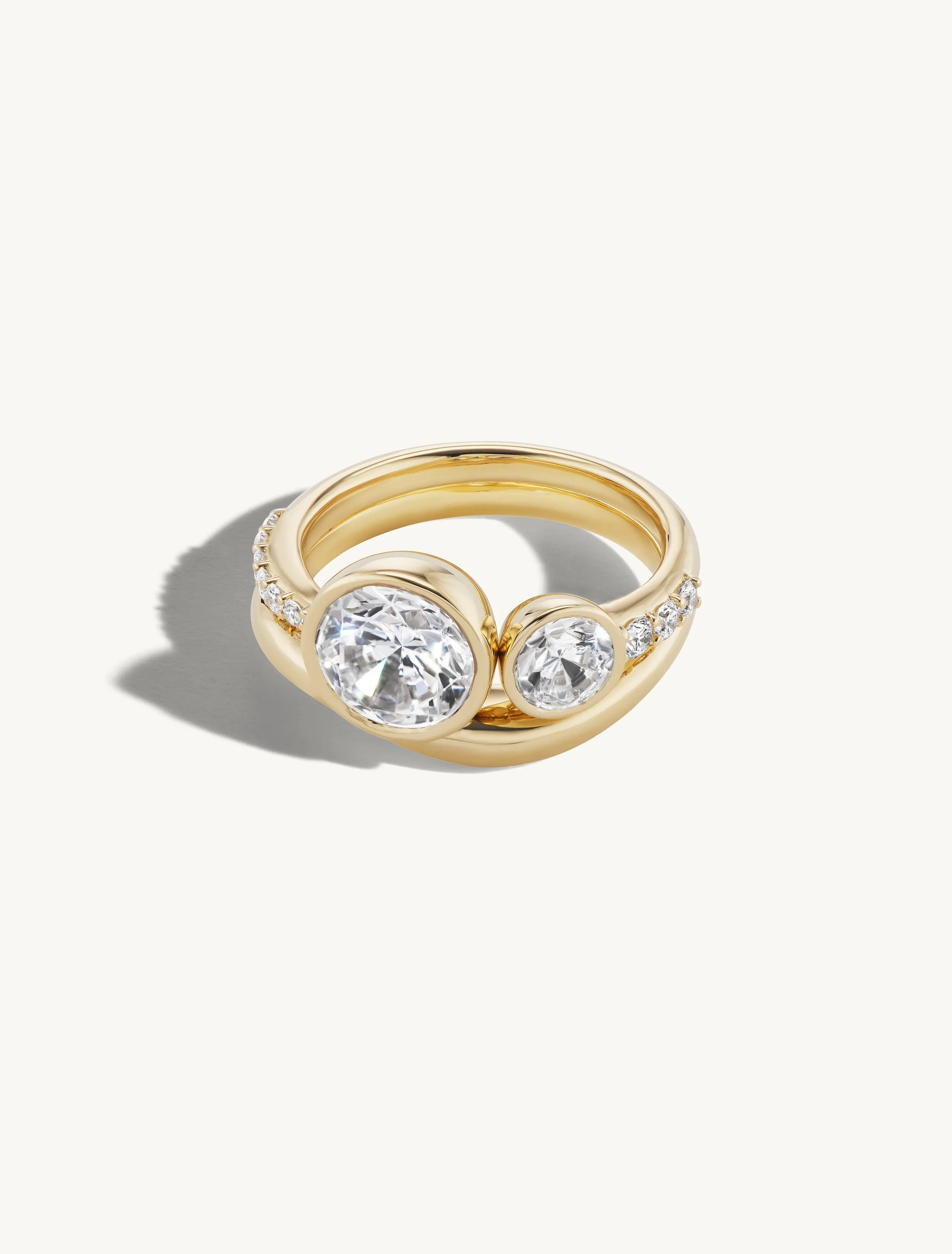 Open Pave Round Band