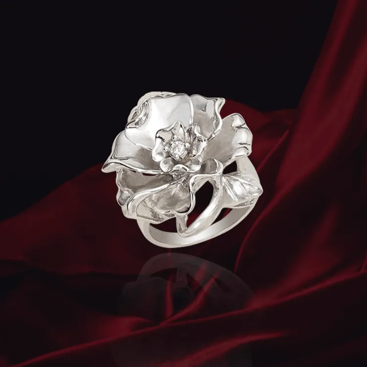 Open Rose Ring