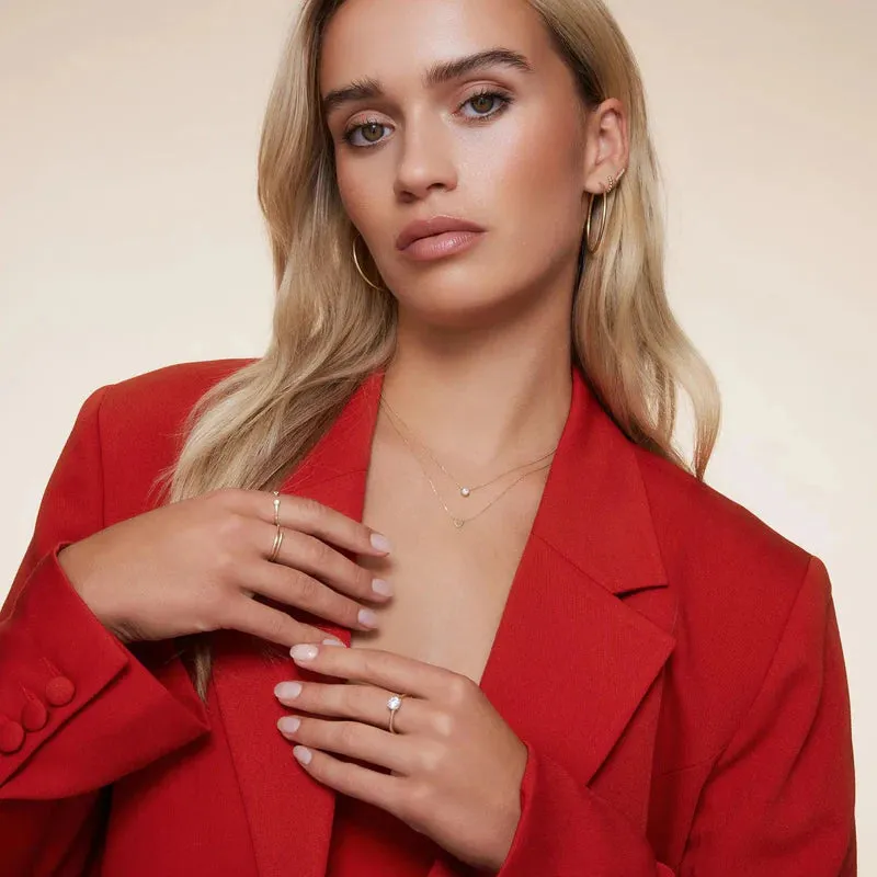 Open Zirconia Rings Set