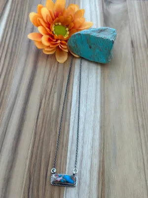 Orange Crush Bar Necklace