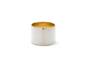 Original White Enamel CB Gold