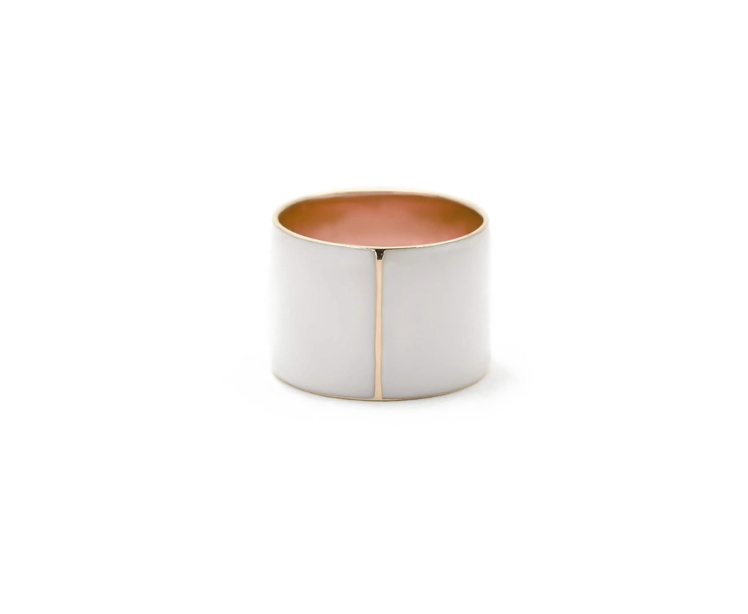 Original White Enamel CB Gold
