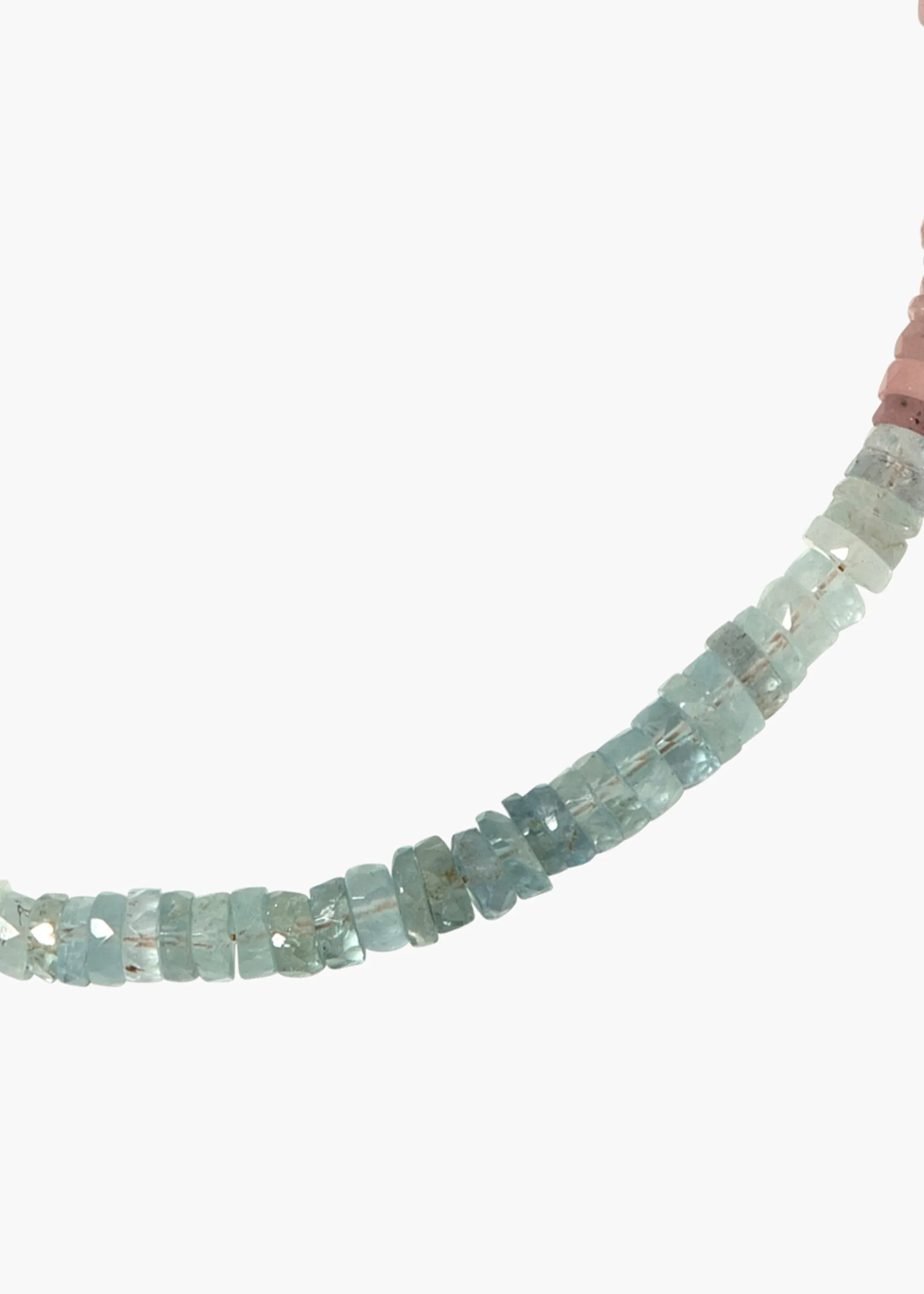 Palmi Necklace -- Aquamarine