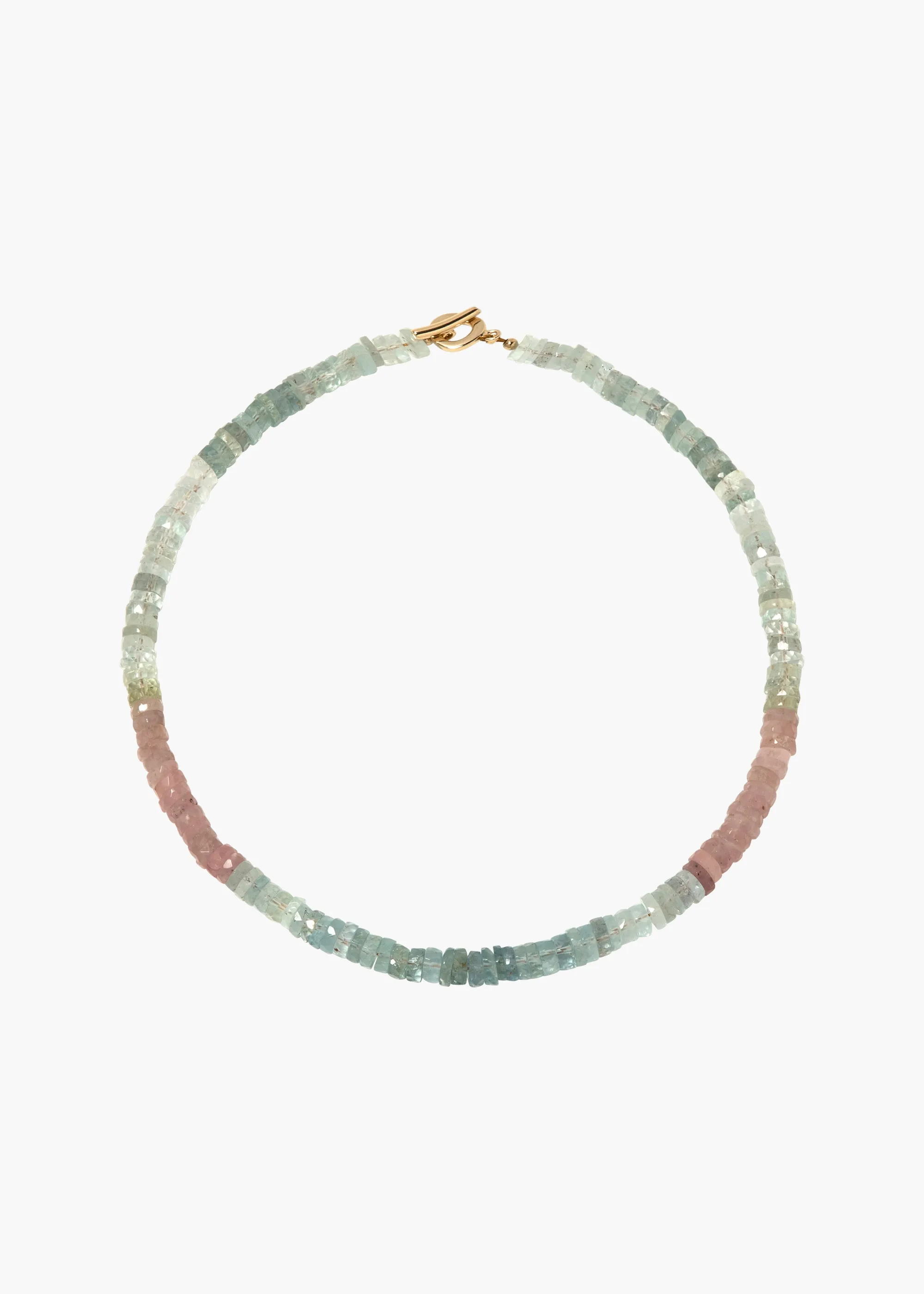 Palmi Necklace -- Aquamarine