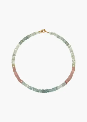 Palmi Necklace -- Aquamarine