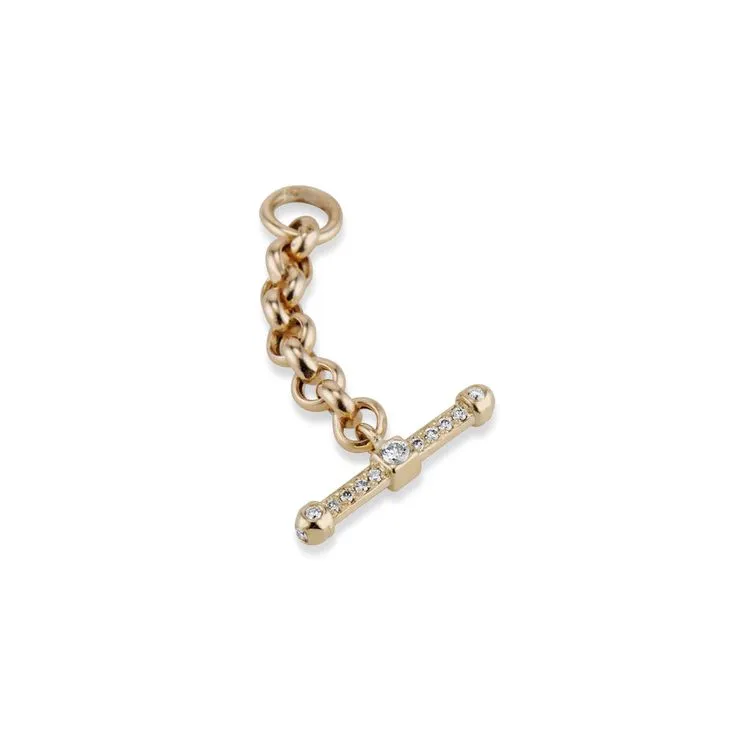 Pavé Diamond T Bar Belcher Chain Extender