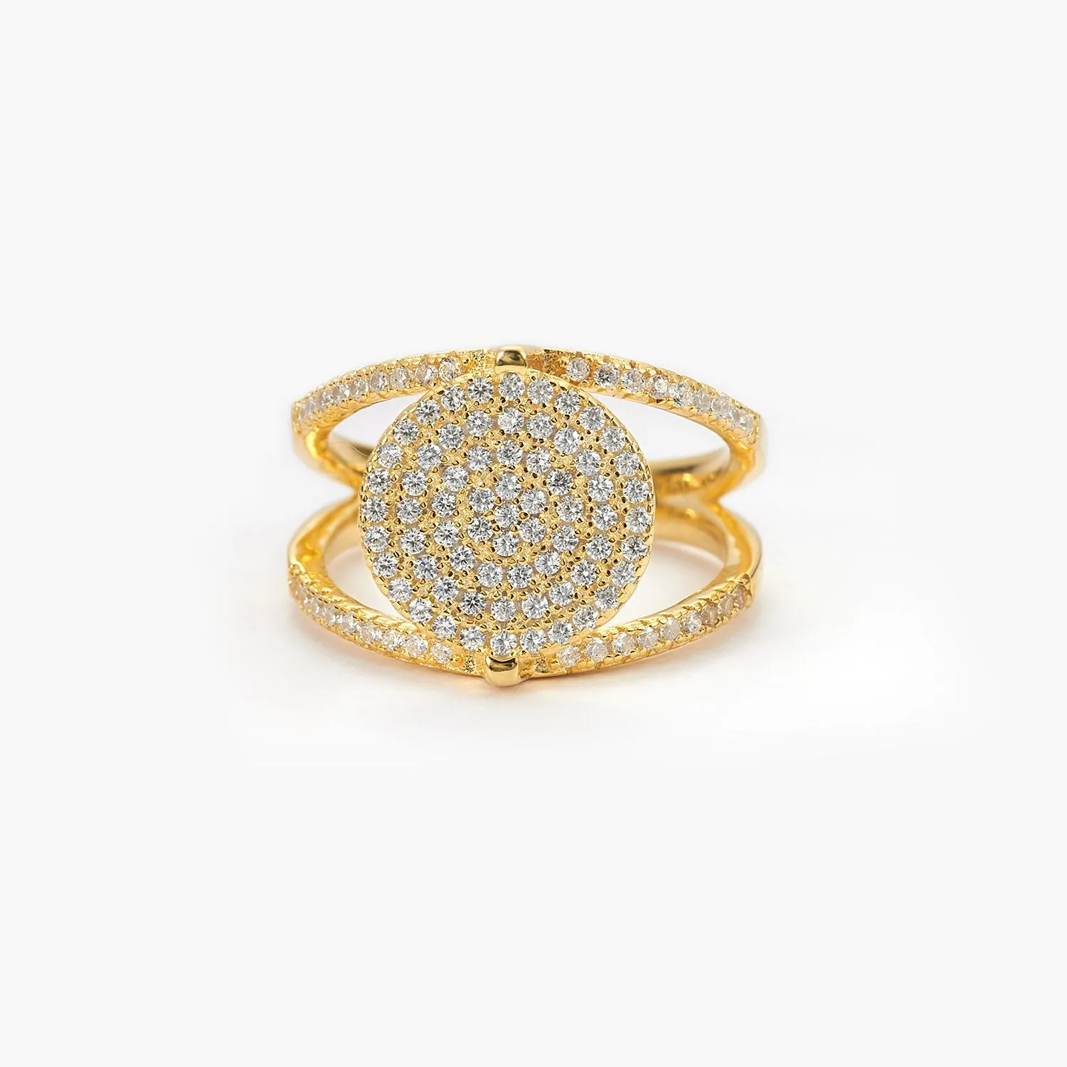 Pave Disc Ring