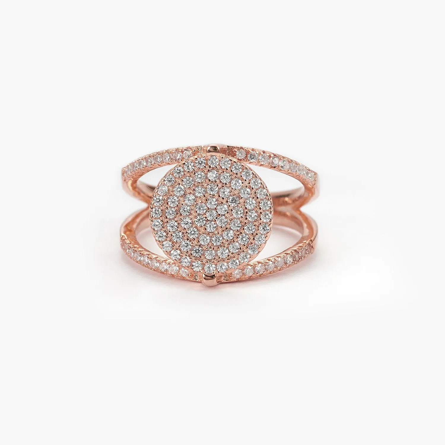 Pave Disc Ring