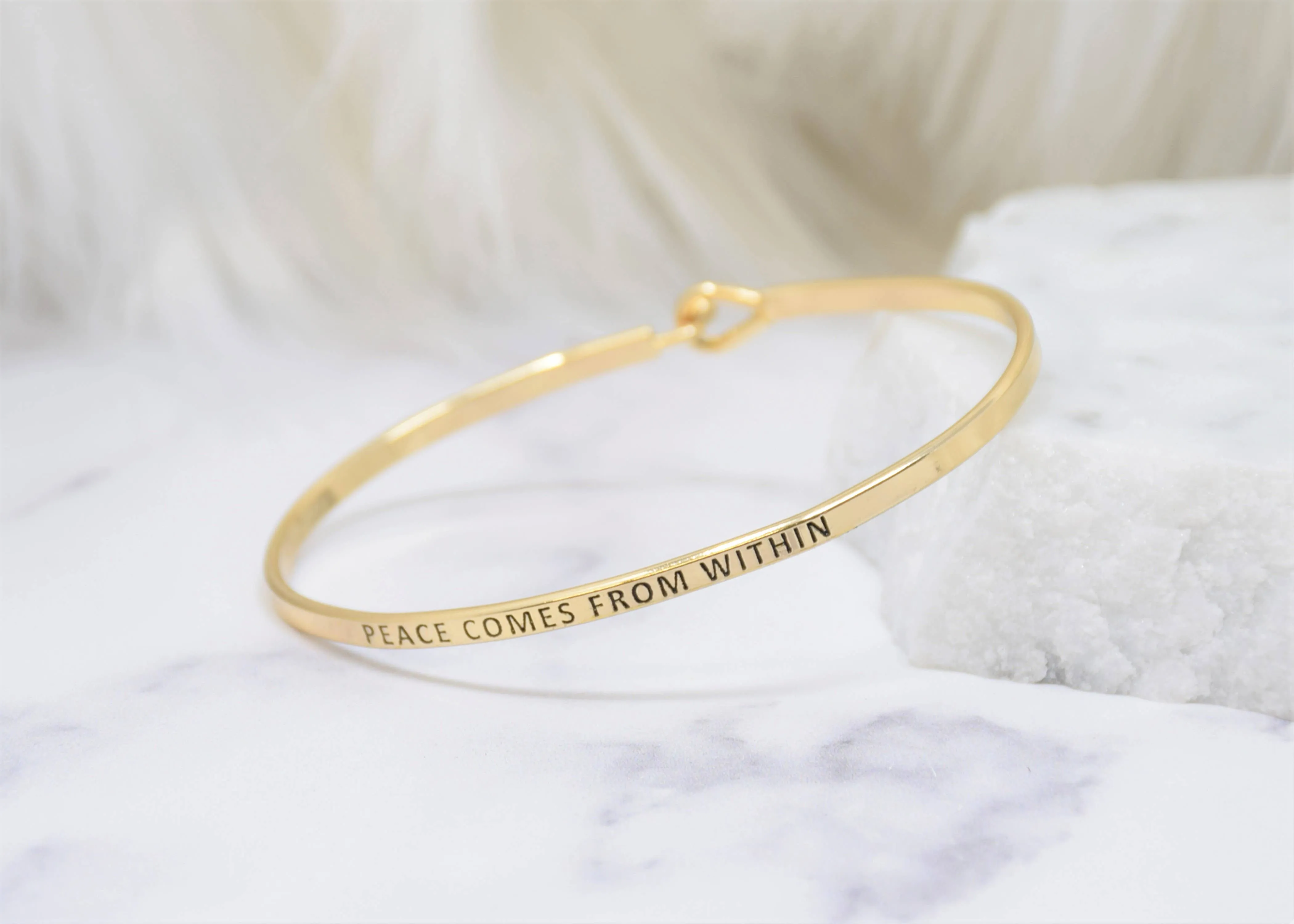 PEACE COMES FROM WITHIN BRACELET