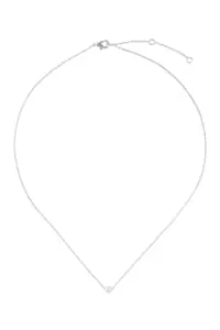 Pearl Dainty Minimalist Necklace Silver White - Pack of 6