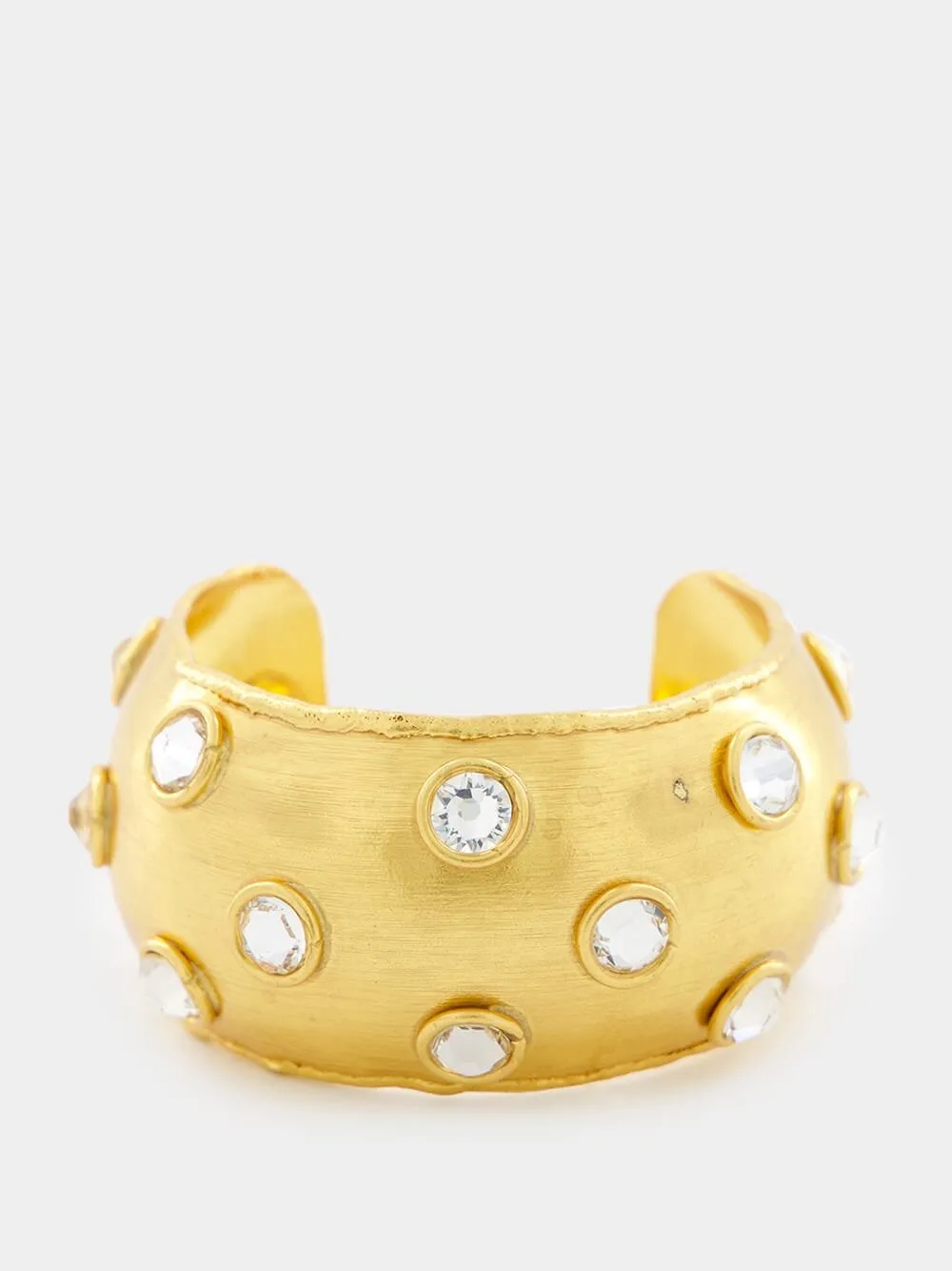 Pearl Studded Gold Cuff