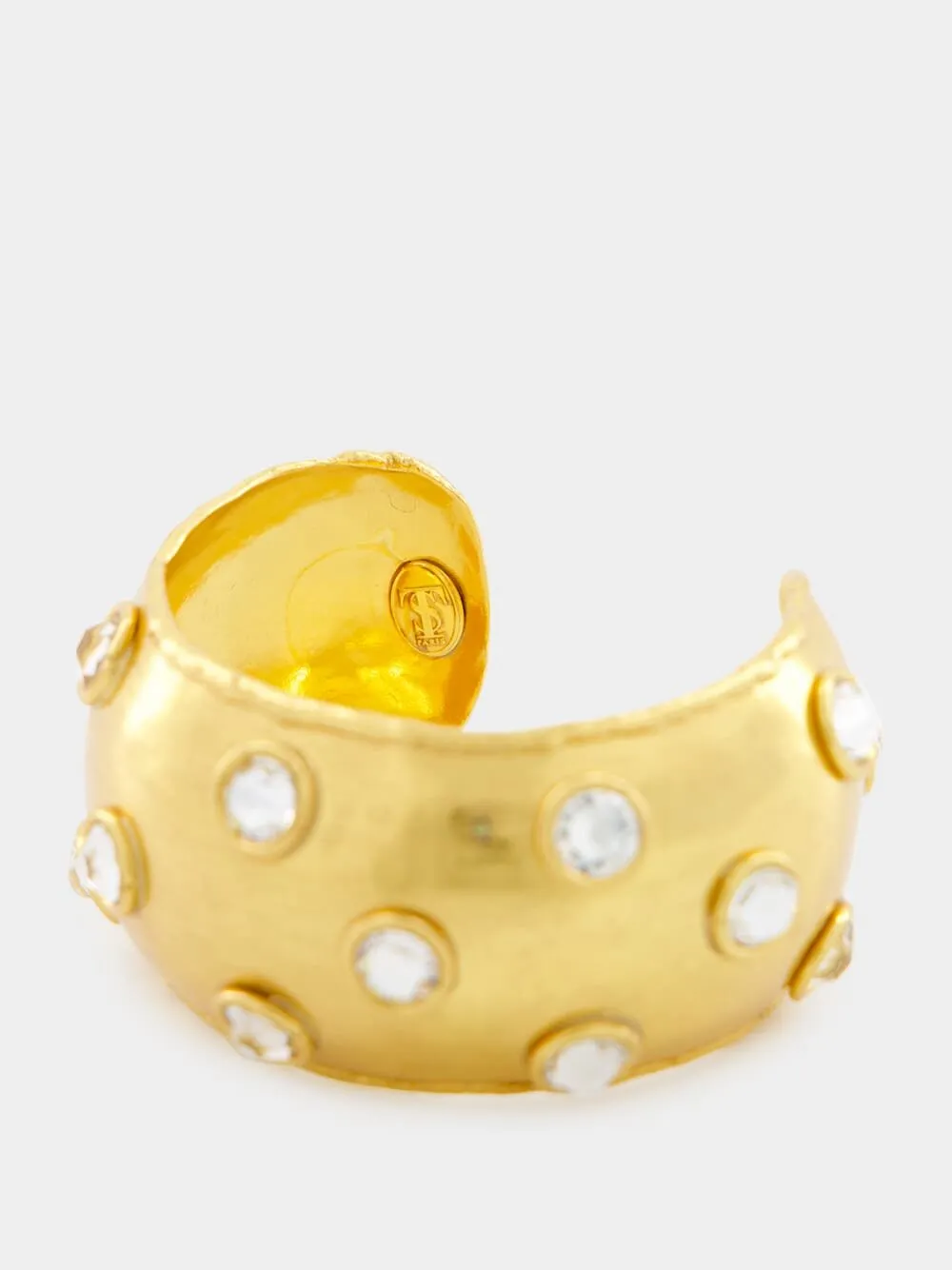 Pearl Studded Gold Cuff
