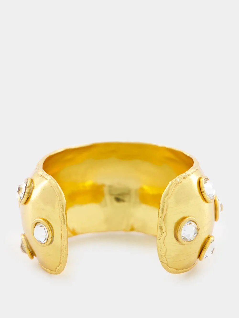 Pearl Studded Gold Cuff