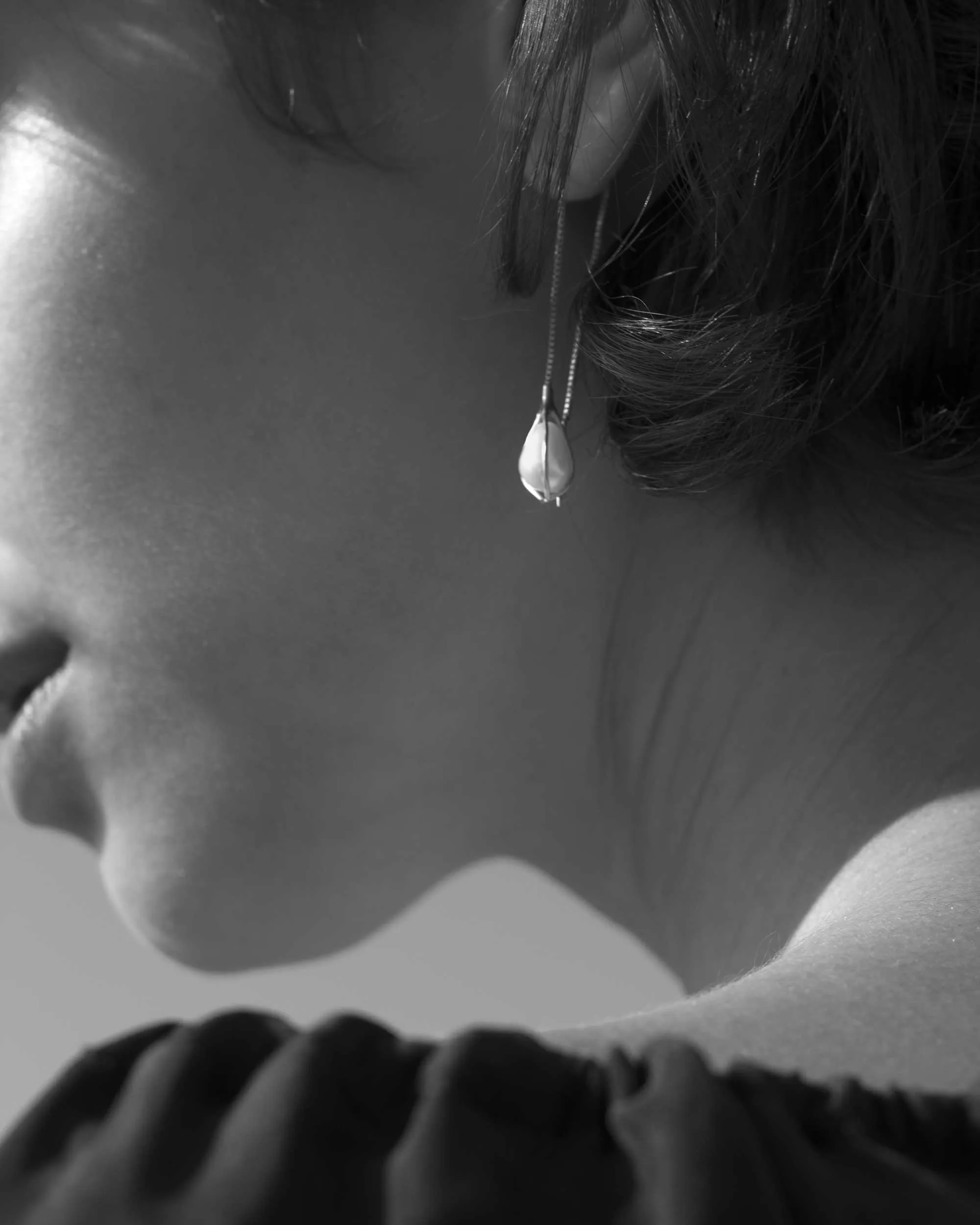 Pearl Threader Earring
