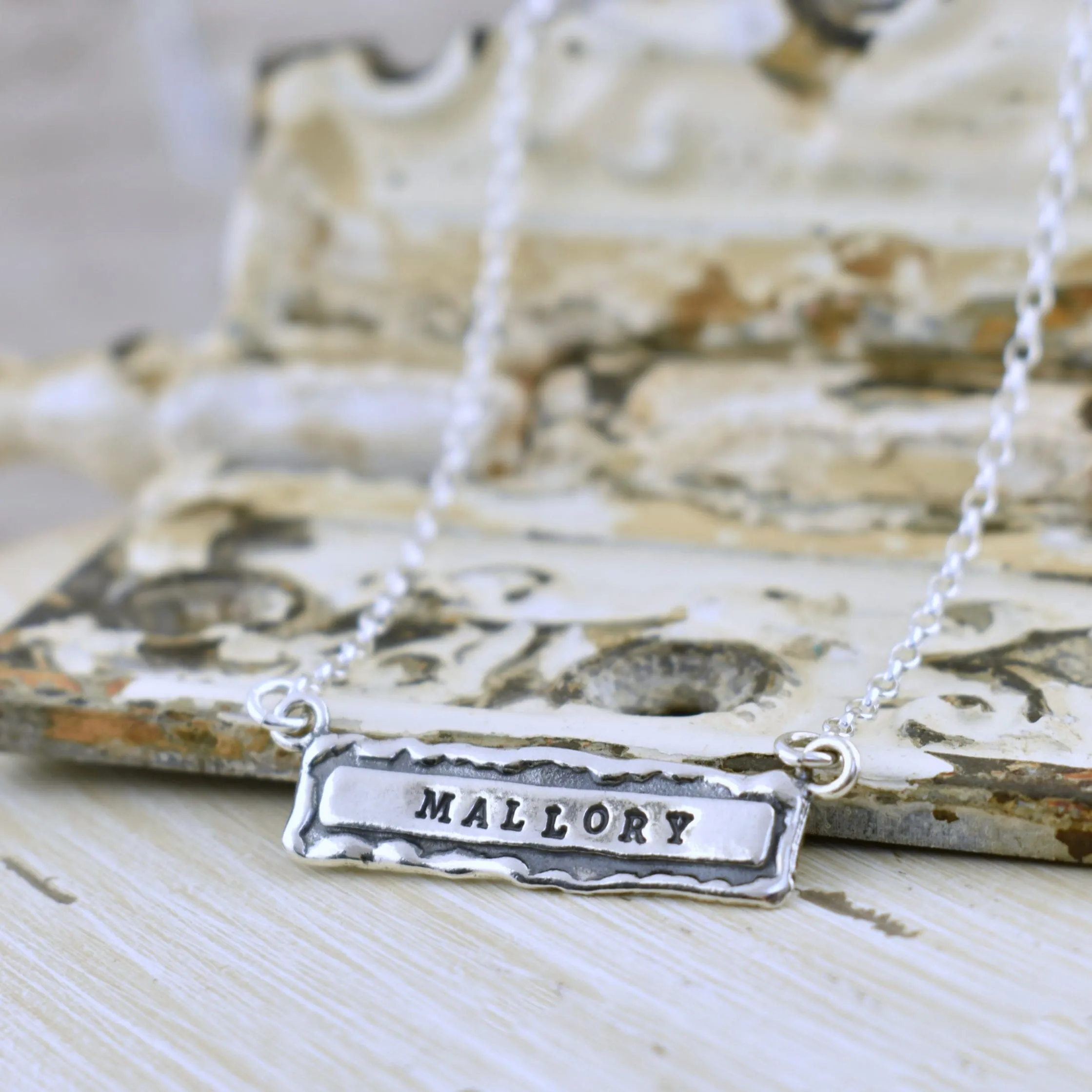 Personalized Bar Necklace