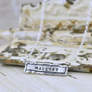 Personalized Bar Necklace