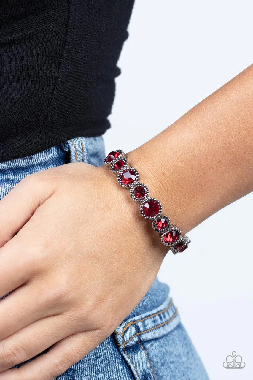 Phenomenally Perennial Red Paparazzi Bracelet