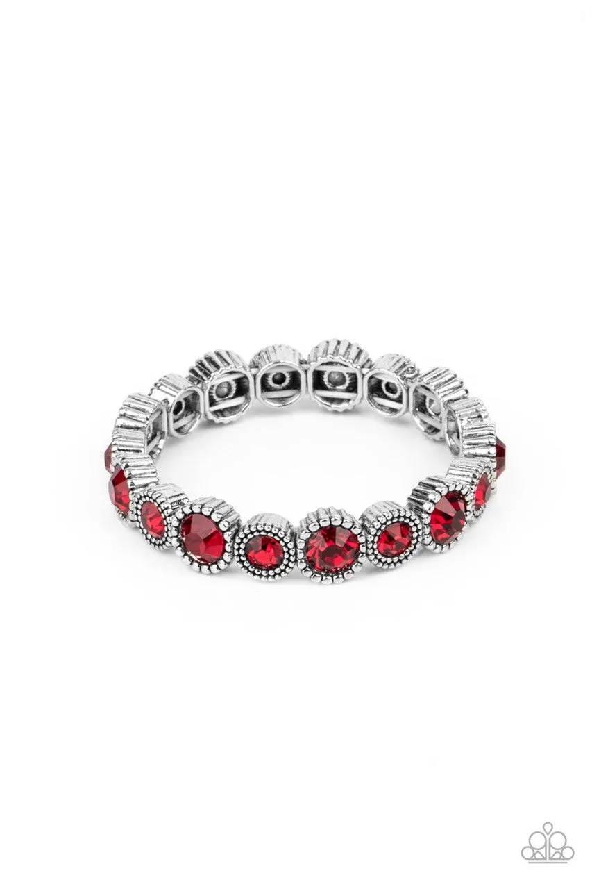 Phenomenally Perennial Red Paparazzi Bracelet