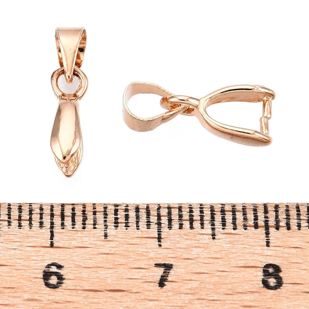 Pinch Bail 15mm Light Gold 10/pk