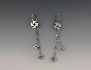 Pinwheel Drop Earrings