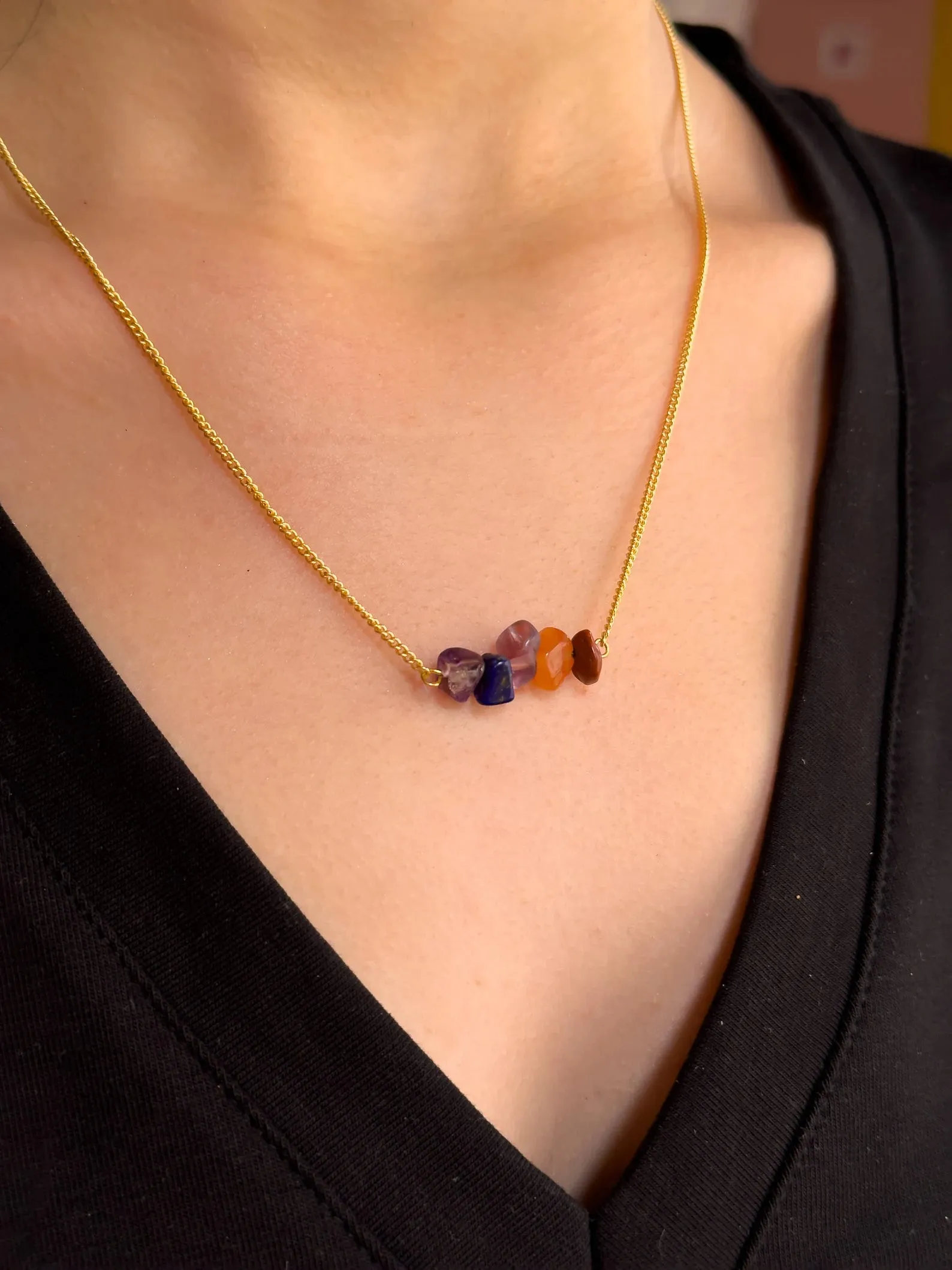 Pisces Zodiac Bar Necklace