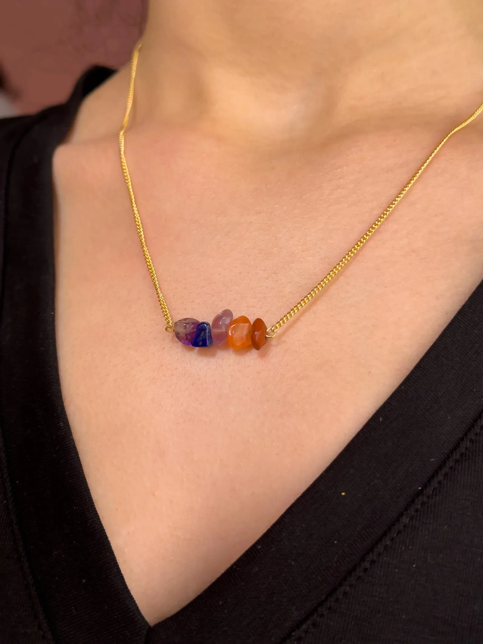 Pisces Zodiac Bar Necklace