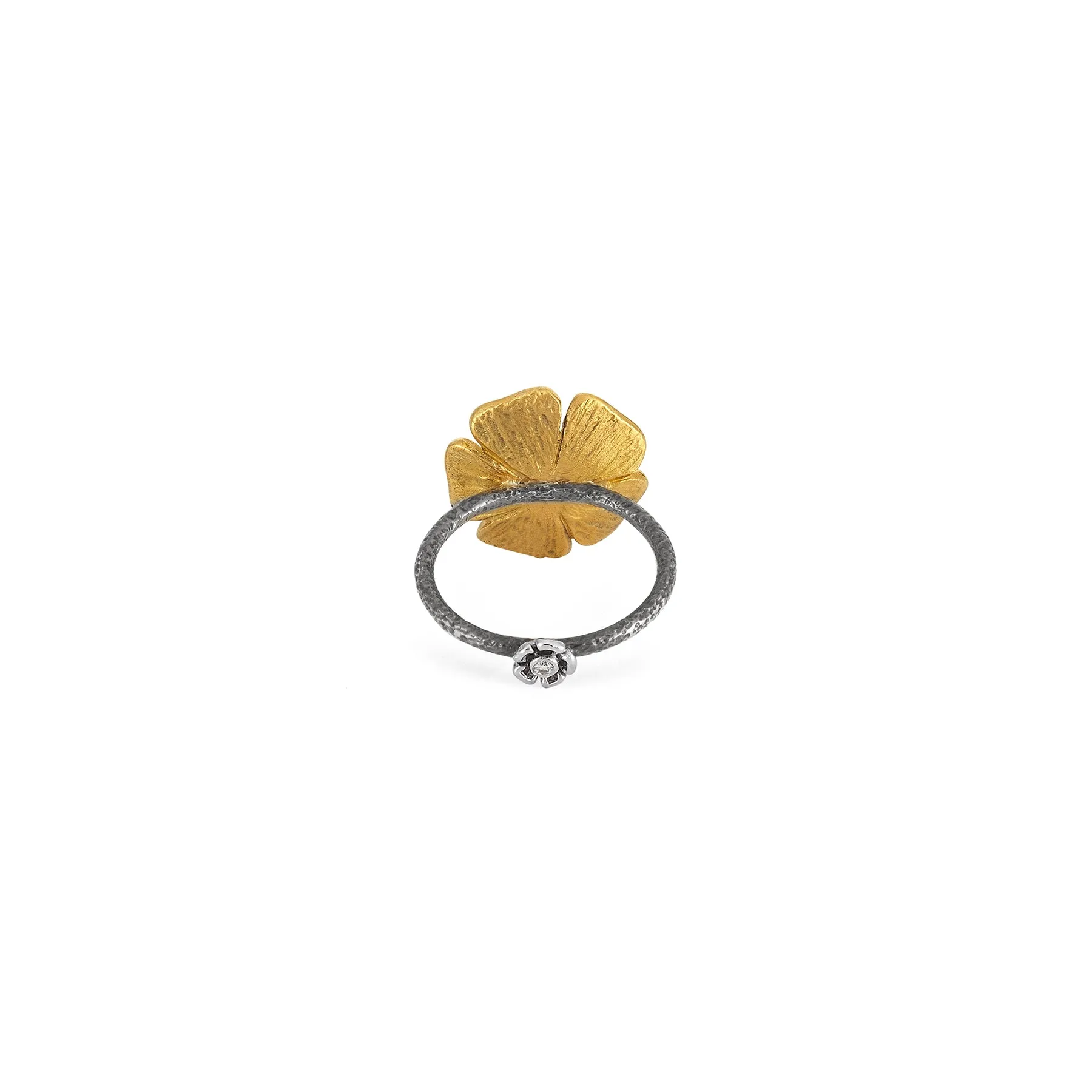 PRECIOUS POSIE RING—LARGE/YELLOW GOLD