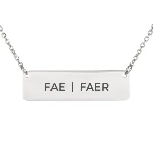 Pride Pronouns Necklace (Fae | Faer)