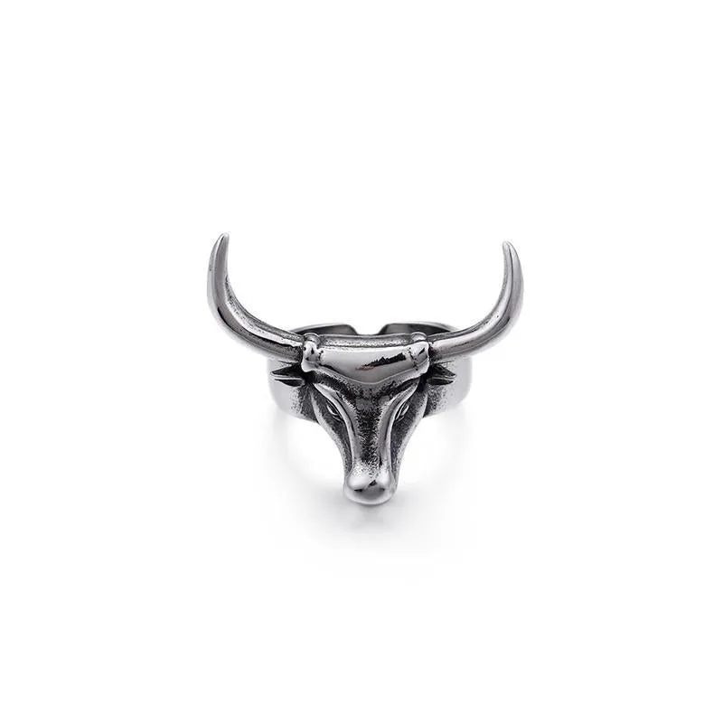 Punk Animal Open Ring