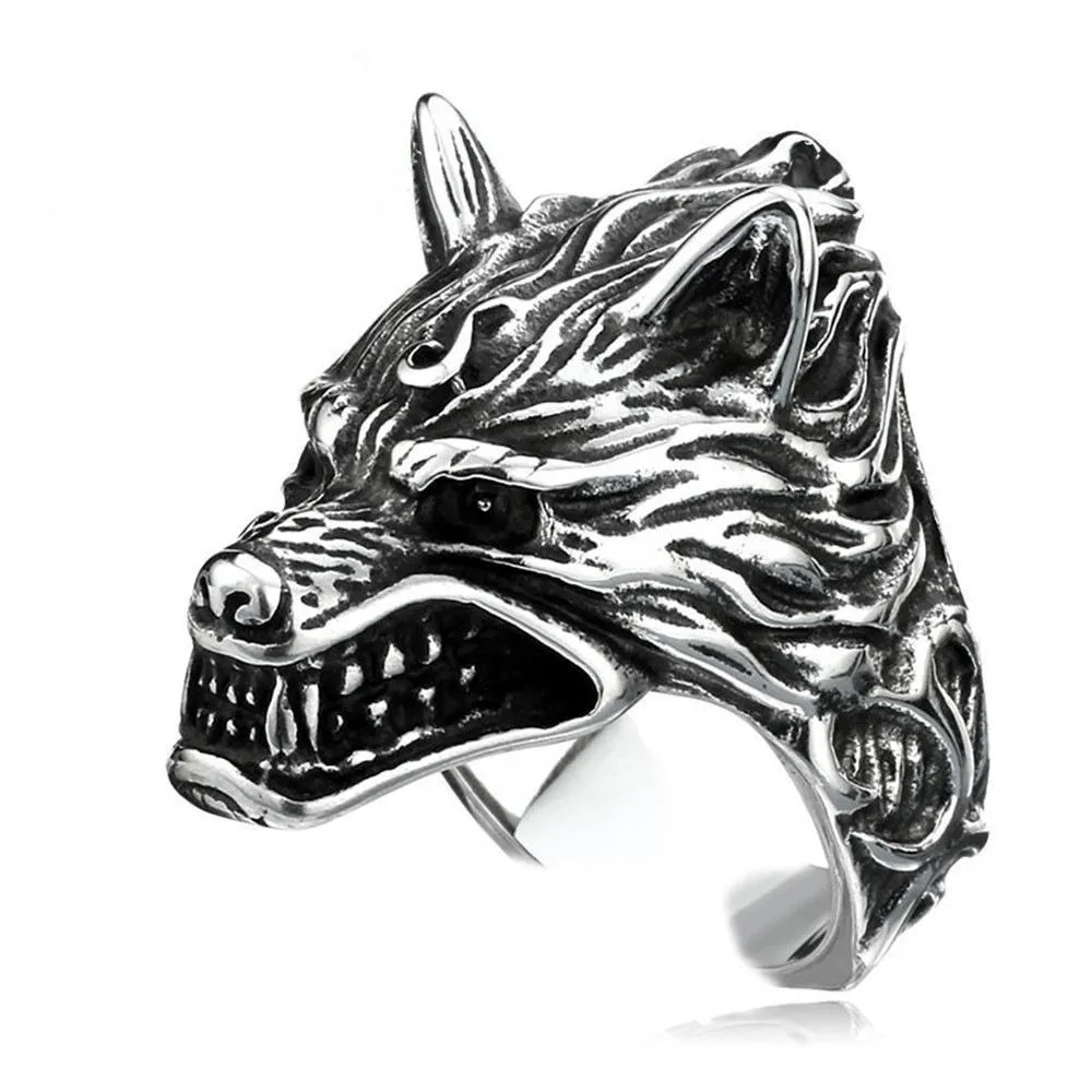 Punk Animal Open Ring