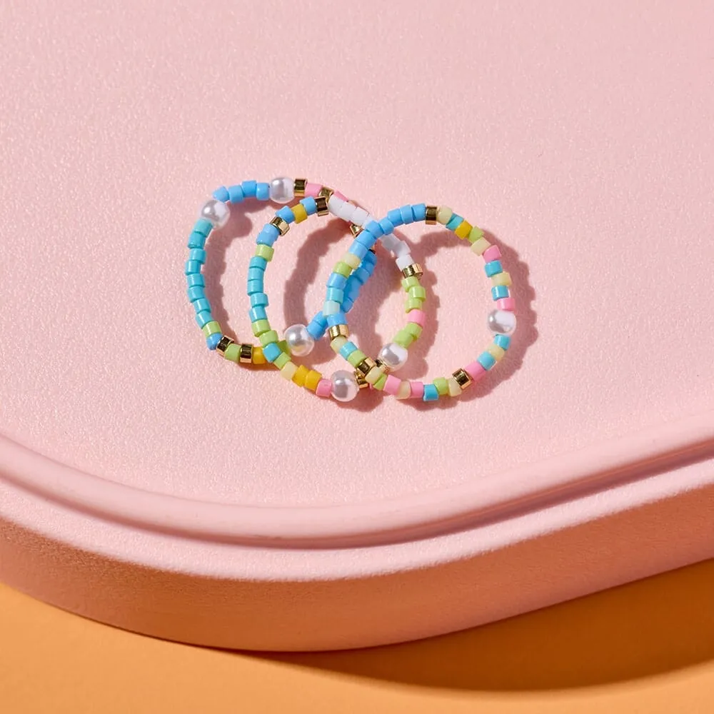 Pura Vida Headliner Stretch Ring 3pk