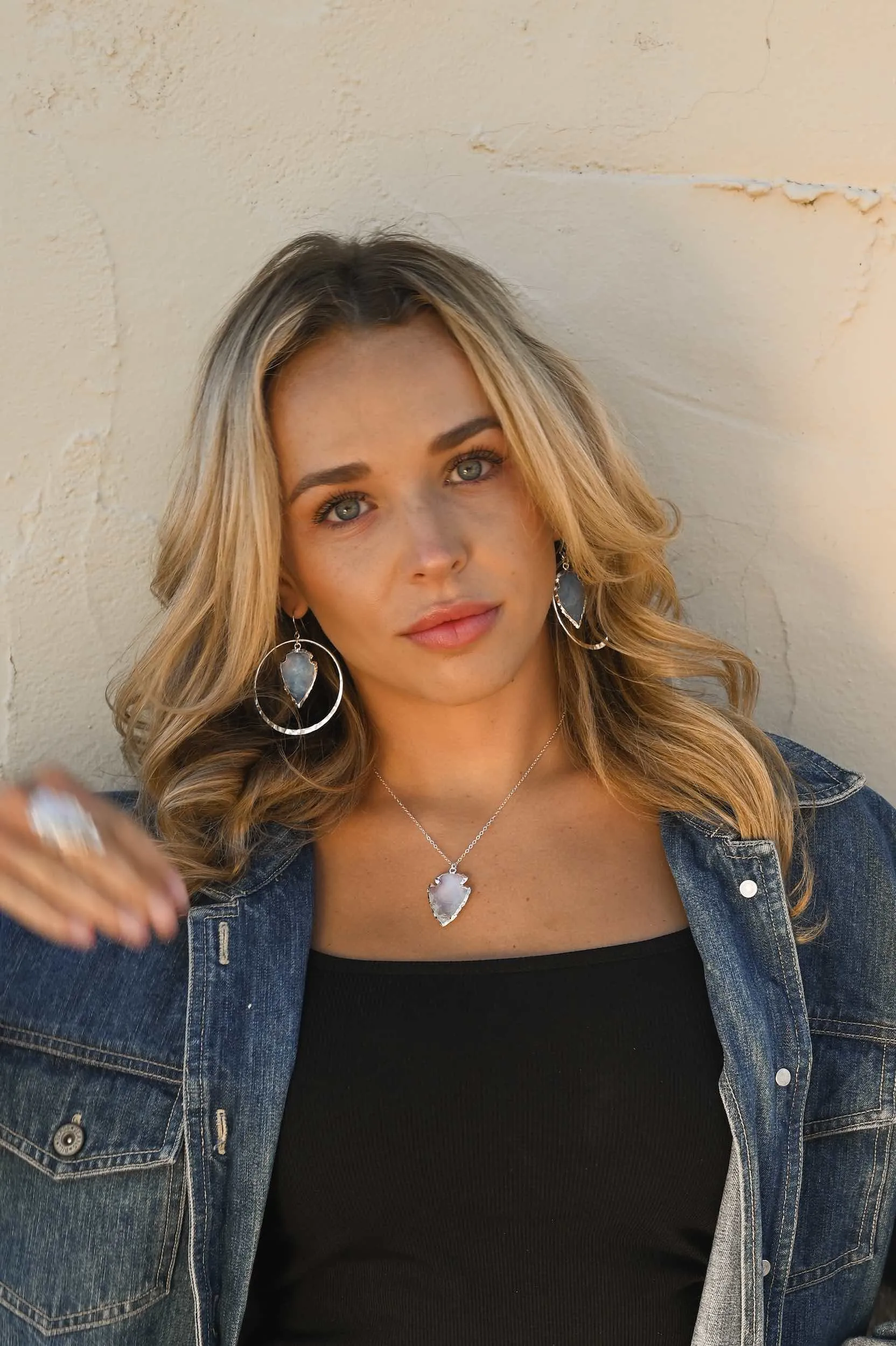 Purity Opalite Silver Necklace