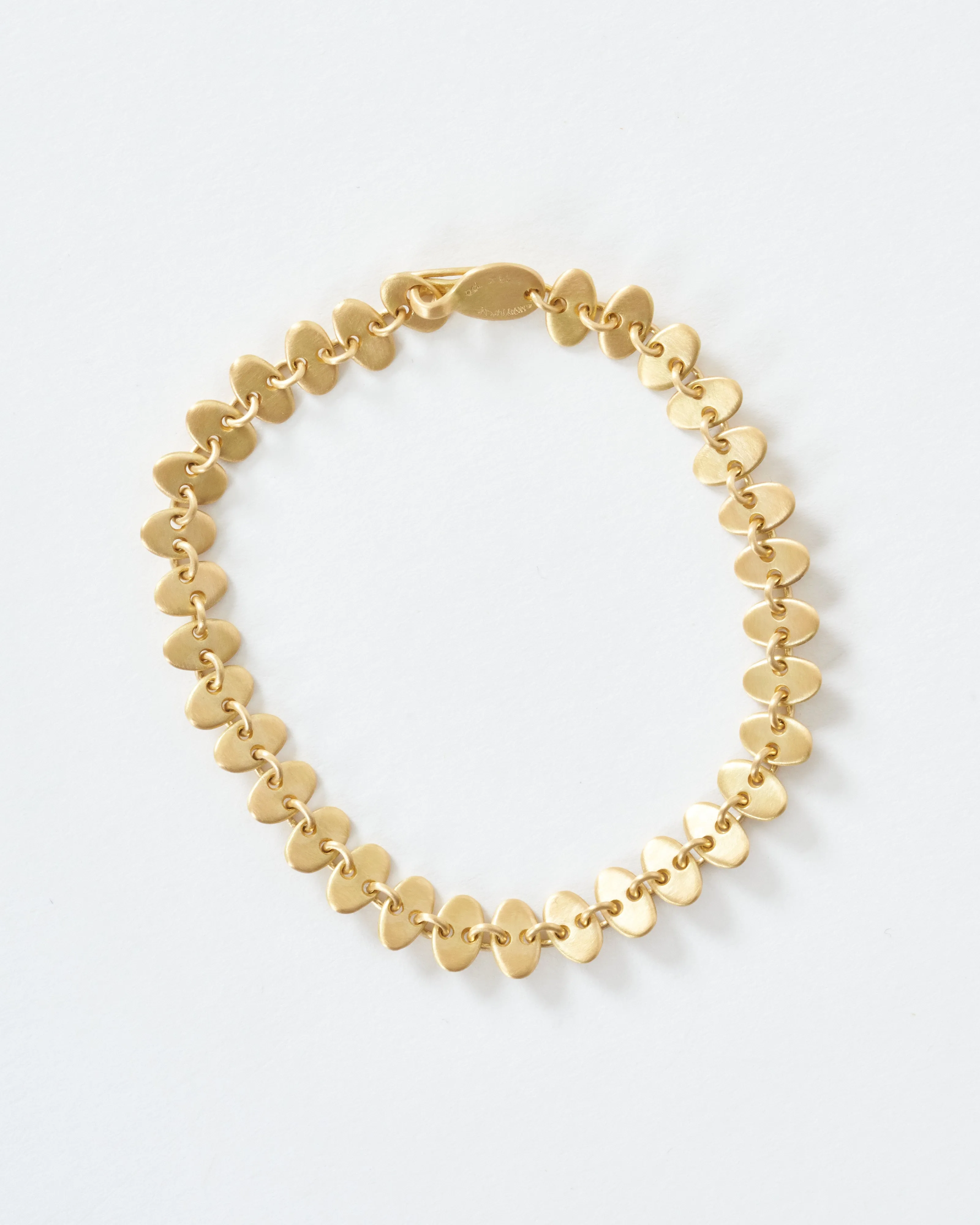 rain bracelet small oval gold