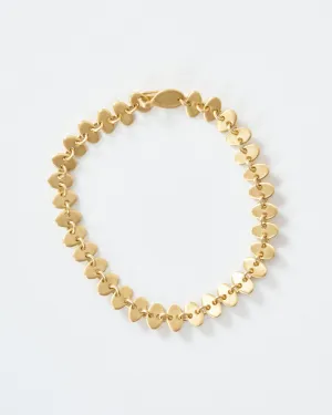 rain bracelet small oval gold