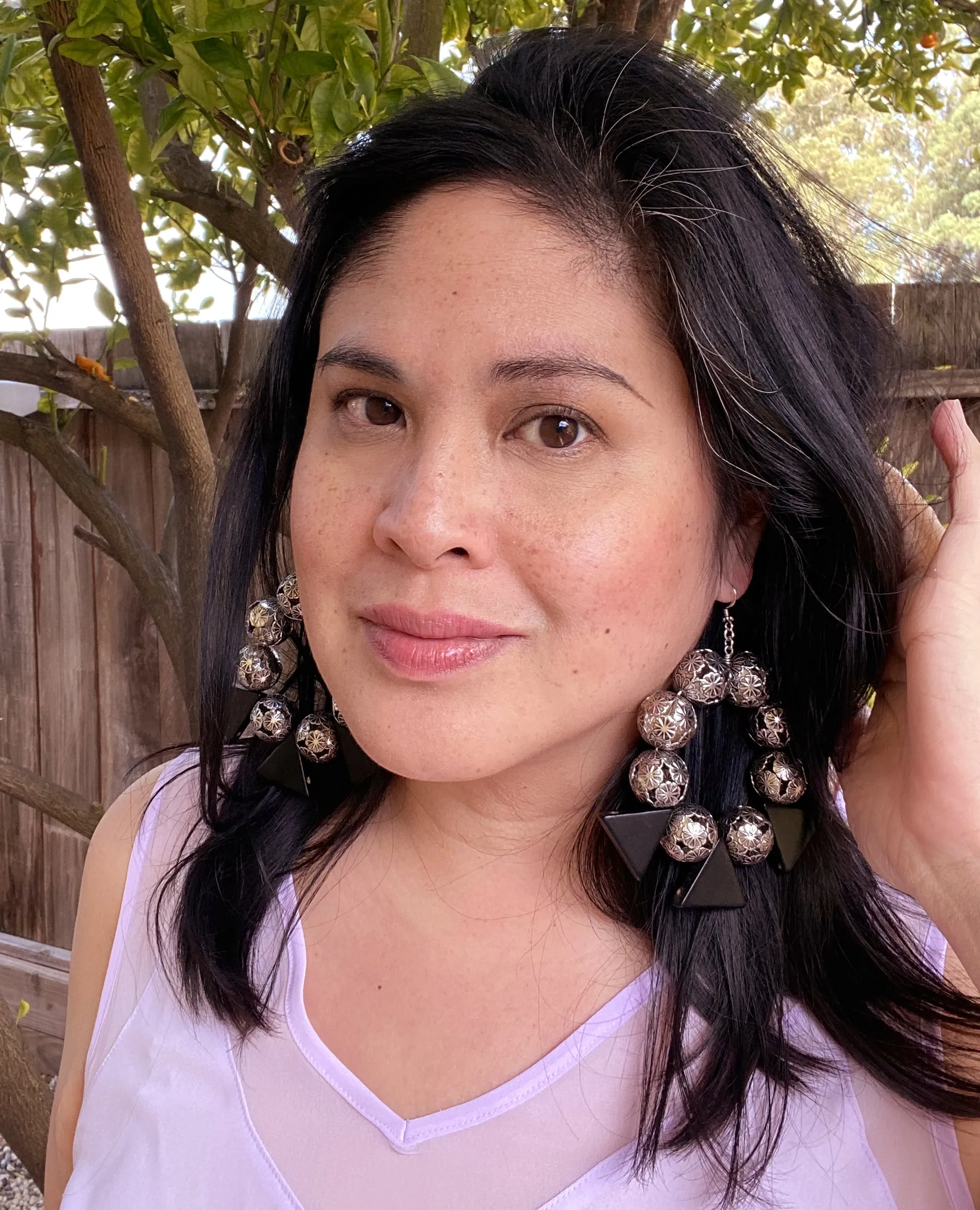 Ramonda earrings