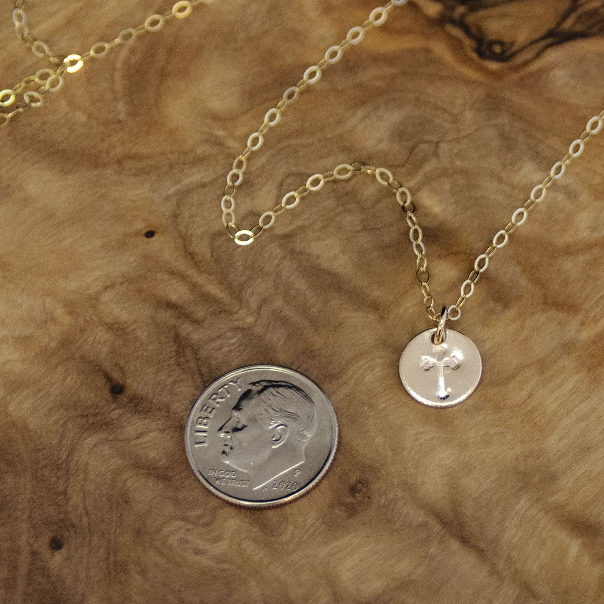 rebecca gold cross necklace
