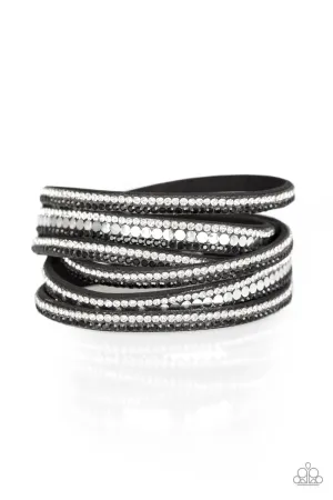 Rock Star Attitude Black Bracelet