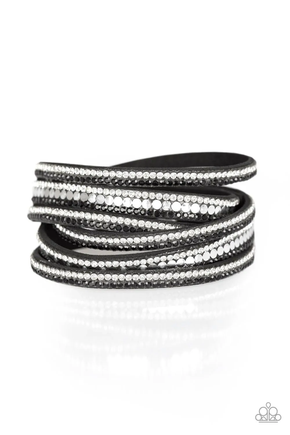 Rock Star Attitude Black Bracelet