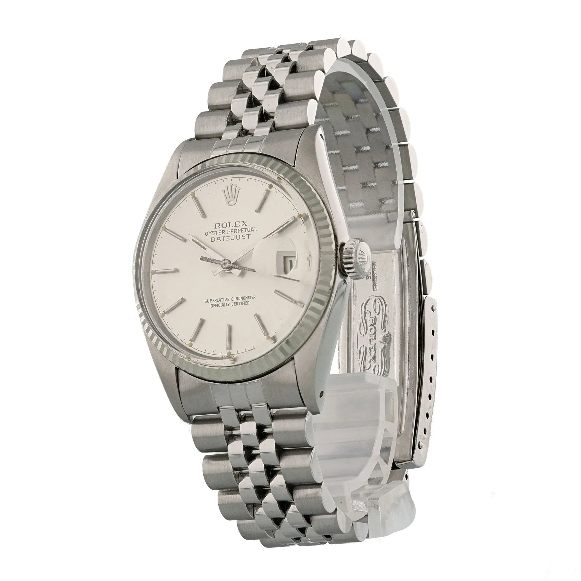 Rolex Datejust 16014 Mens Watch Box Papers
