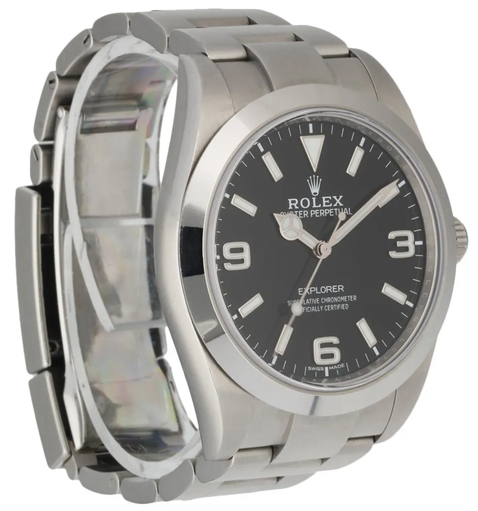 Rolex Explorer 214270 MK2 Dial Men's Watch Box & Papers