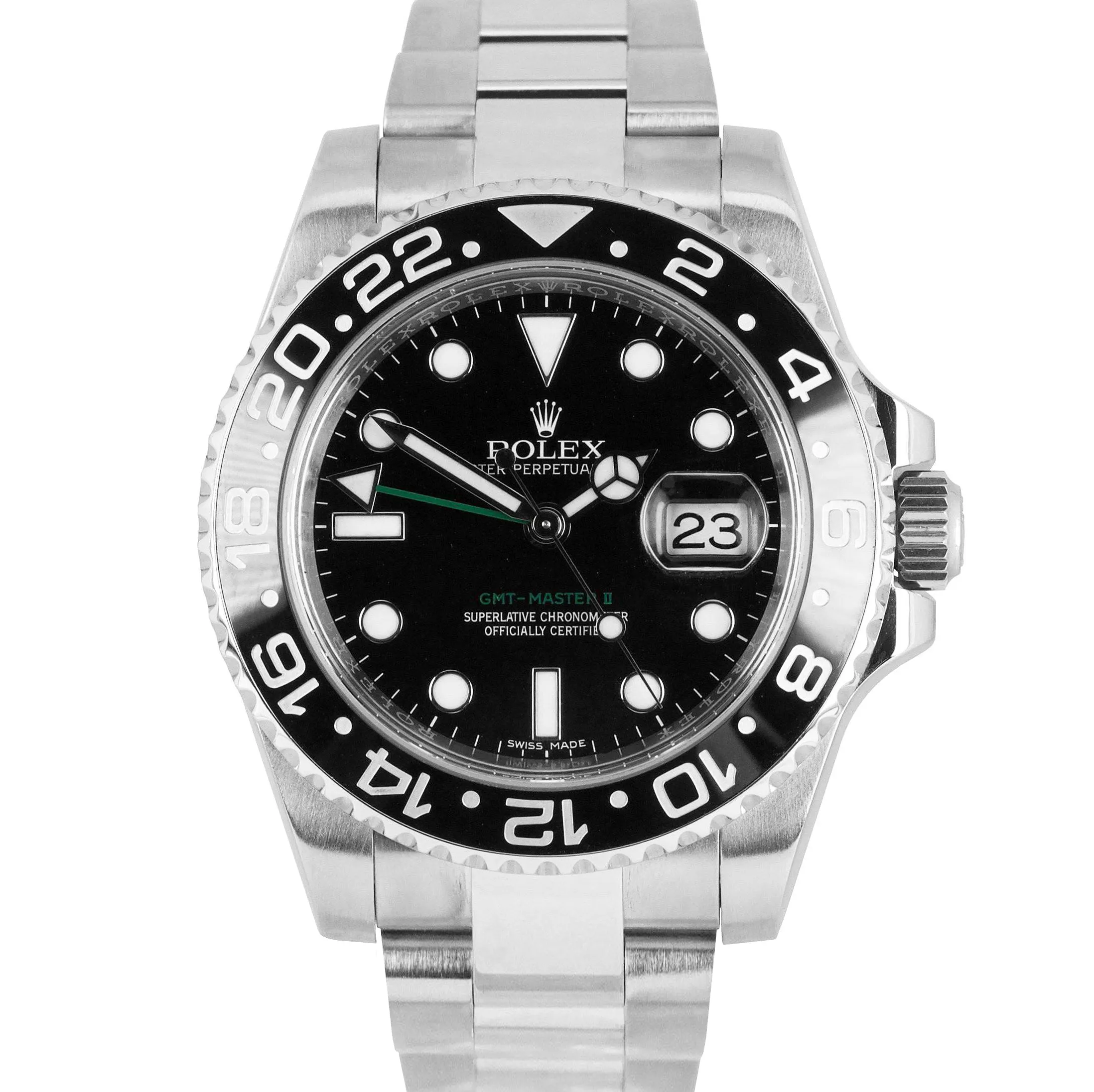 Rolex GMT-Master II Stainless Steel Black 40mm Ceramic Watch 116710 LN BOX