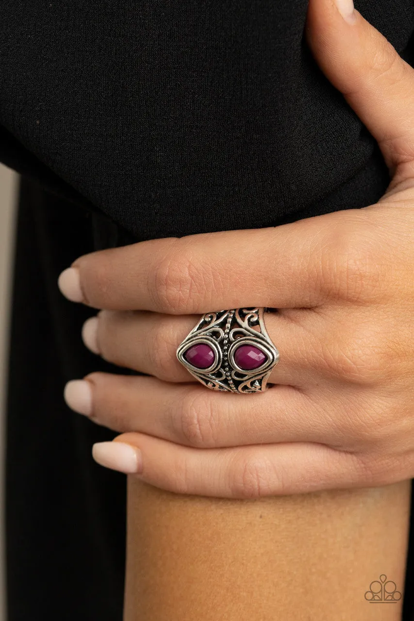 Rural Revel Purple Paparazzi Ring