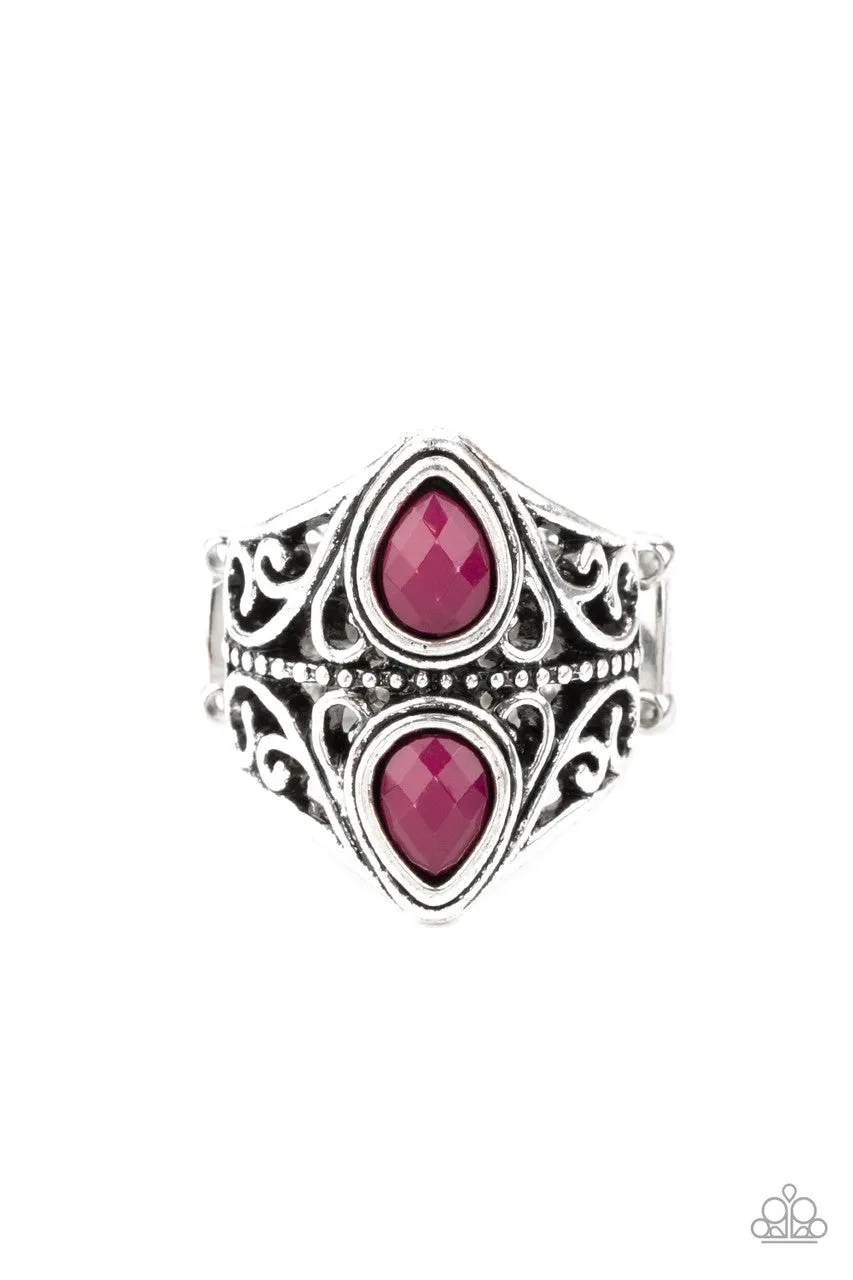 Rural Revel Purple Paparazzi Ring