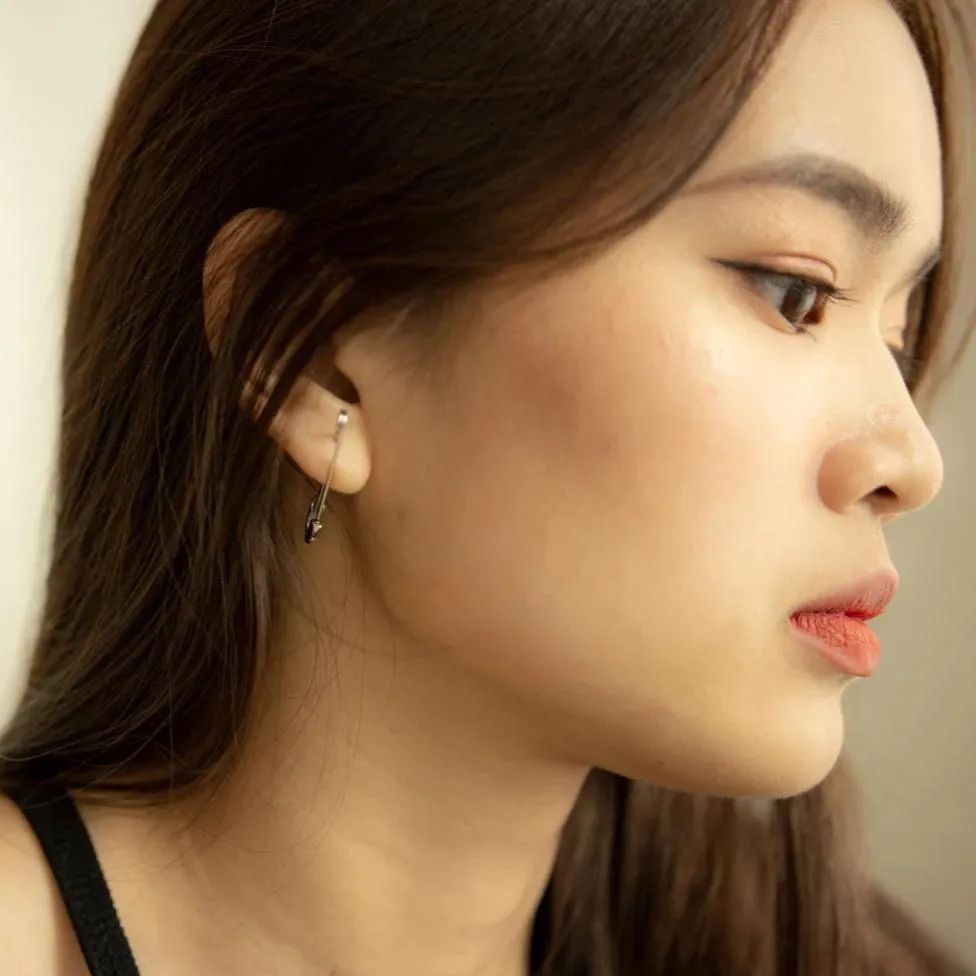 SAFETY PIN EARRINGS