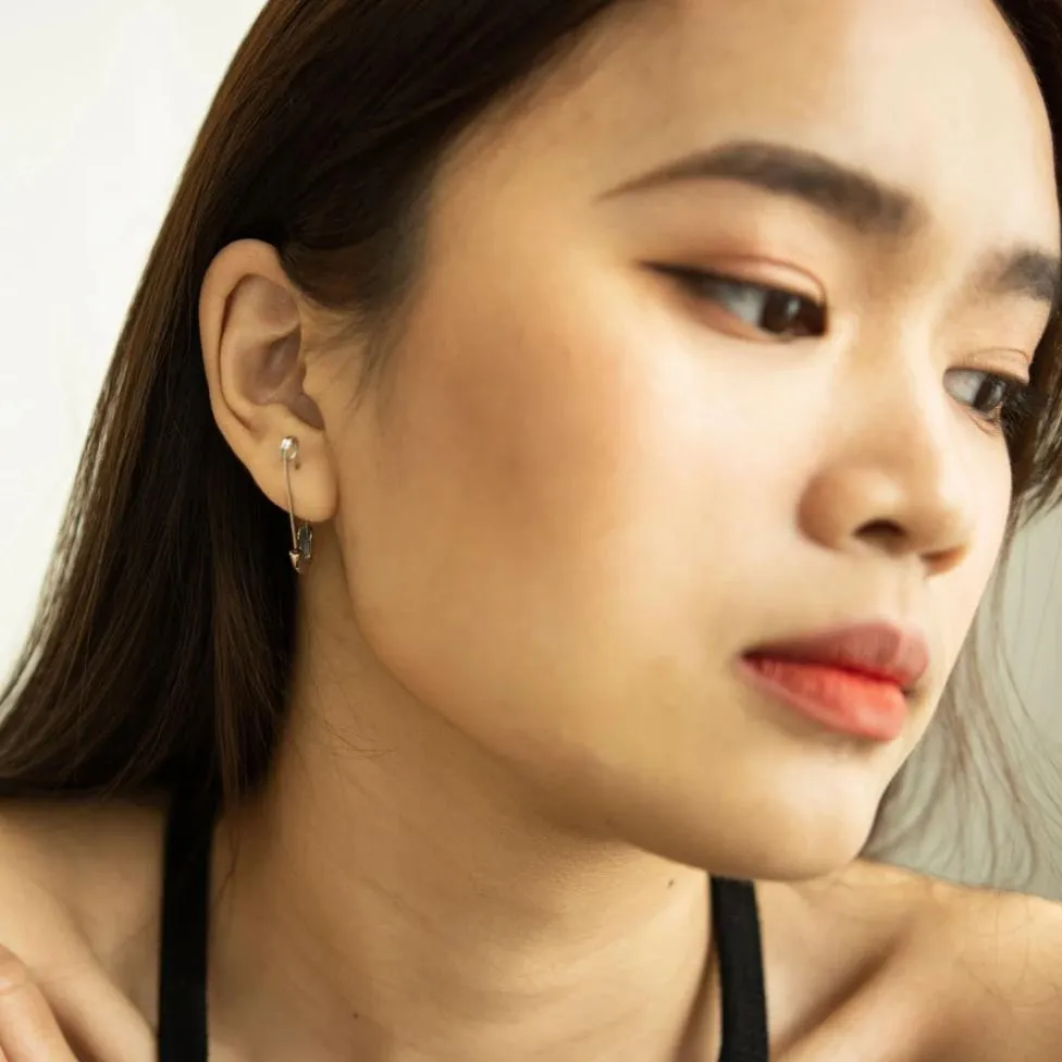 SAFETY PIN EARRINGS