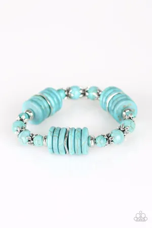 Sagebrush Serenade Blue Paparazzi Bracelet