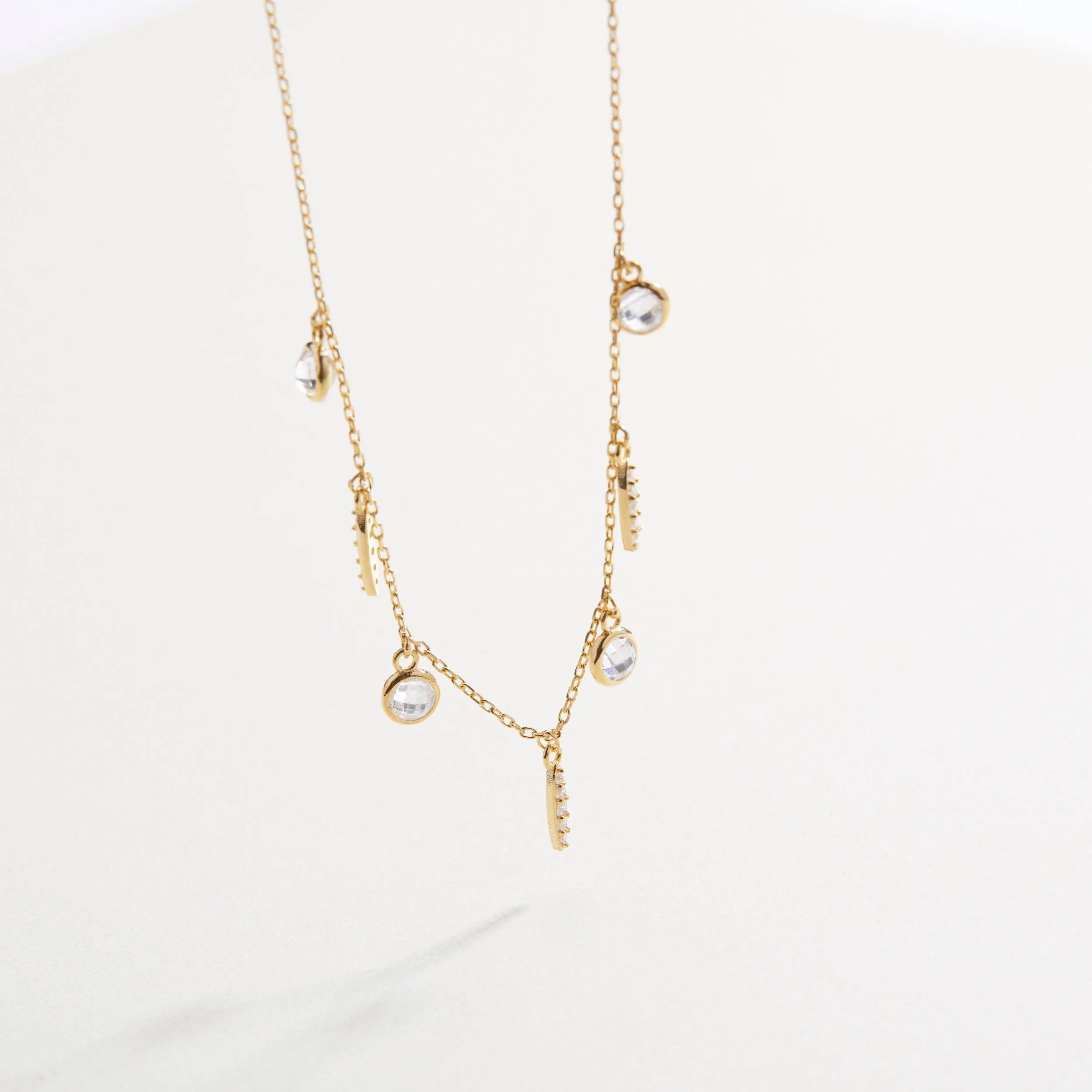 Satellite Necklace - 18K Gold Vermeil
