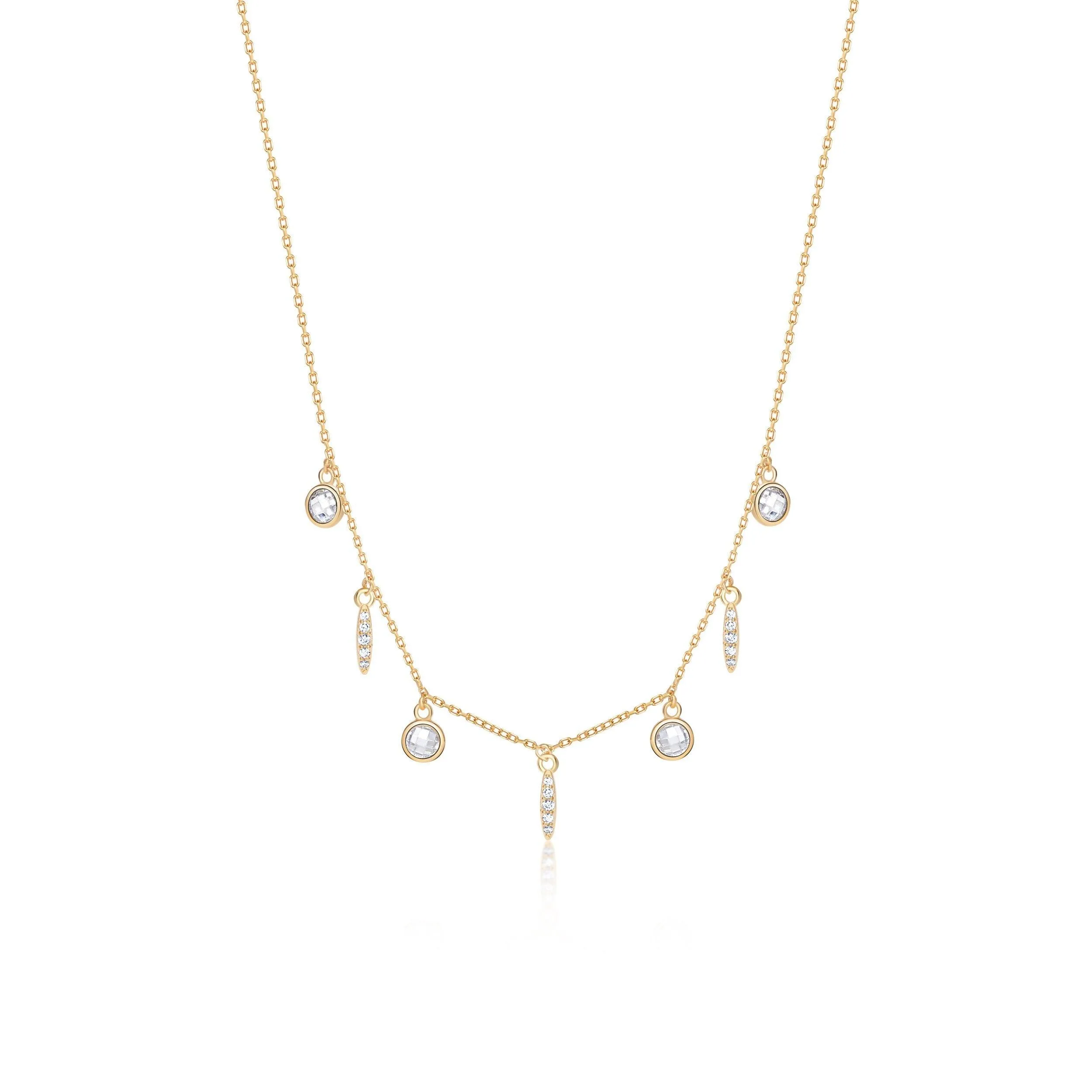 Satellite Necklace - 18K Gold Vermeil